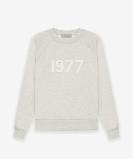 Essentials Crewneck 1977 Sweatshirt- Gray