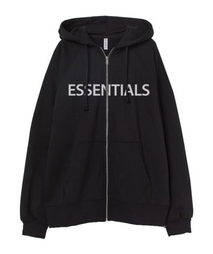 Essentials Oversized Zip-Through Hoodie