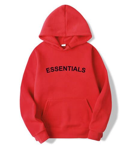 Essentials Red Hoodie