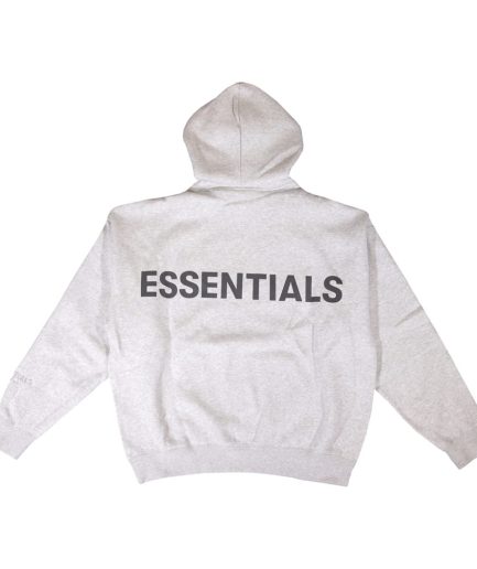 Fear of God Essentials 3M Logo Pullovers Hoodie – Grey