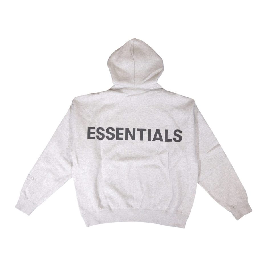 Fear of God Essentials 3M Logo Pullovers Hoodie – Grey