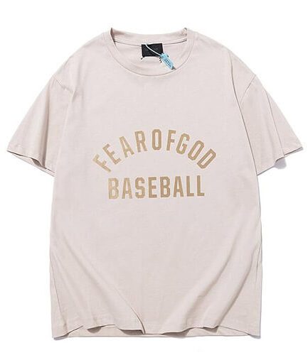 Fear of God Baseball Pink T-shirt