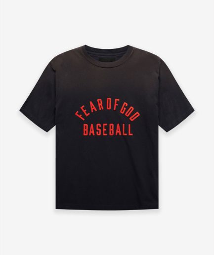 Fear of God Baseball Tees – Black