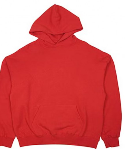 Fear of God Essentials Graphic Pullover Hoodie Red