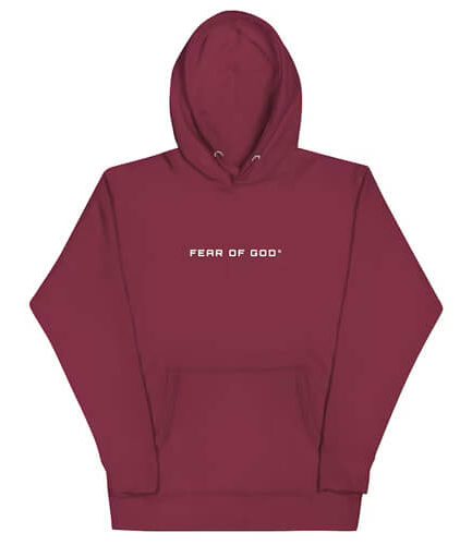 Fear of God Red Hoodie Style